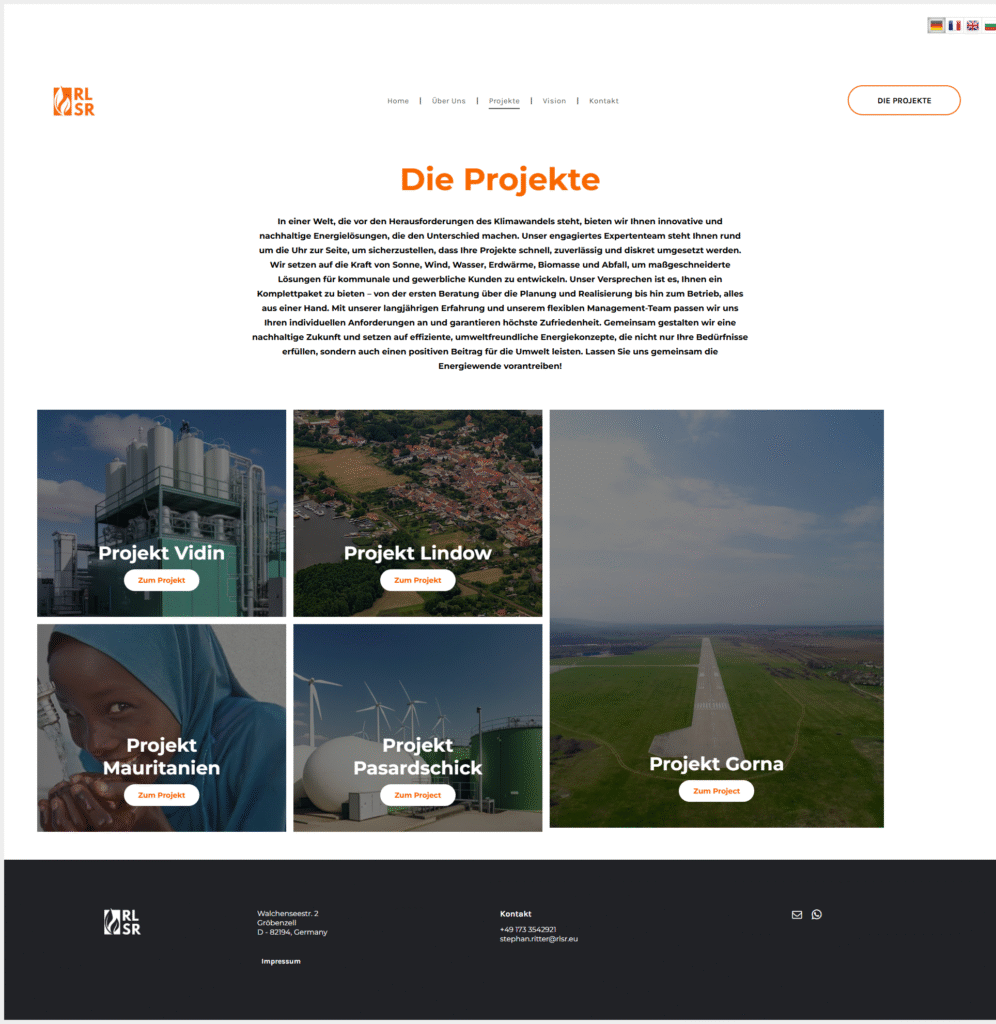 RLSR Projekt Seite